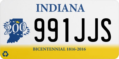 IN license plate 991JJS