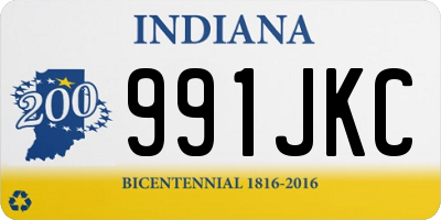 IN license plate 991JKC