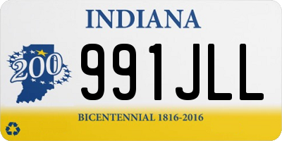 IN license plate 991JLL