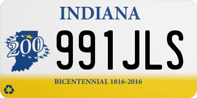 IN license plate 991JLS