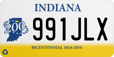 IN license plate 991JLX