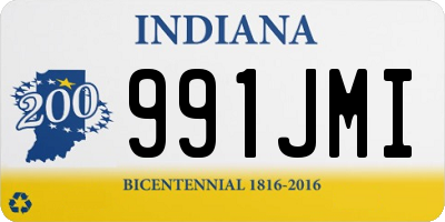 IN license plate 991JMI