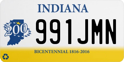 IN license plate 991JMN