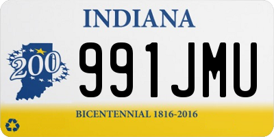 IN license plate 991JMU