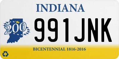 IN license plate 991JNK