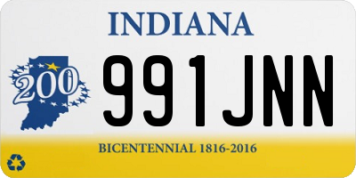 IN license plate 991JNN