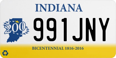 IN license plate 991JNY