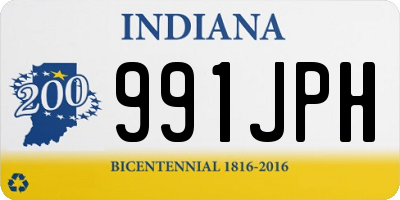 IN license plate 991JPH