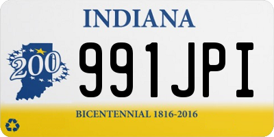 IN license plate 991JPI