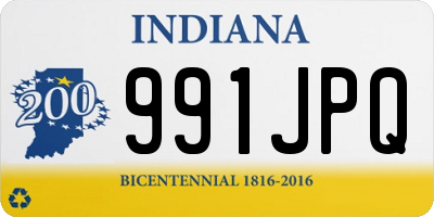 IN license plate 991JPQ