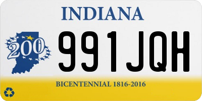 IN license plate 991JQH