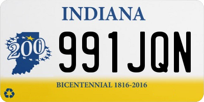 IN license plate 991JQN