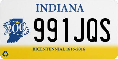 IN license plate 991JQS