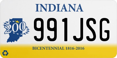 IN license plate 991JSG