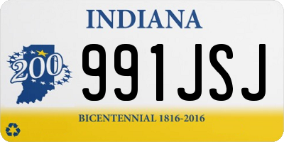 IN license plate 991JSJ