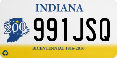 IN license plate 991JSQ