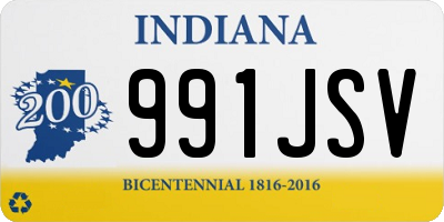 IN license plate 991JSV