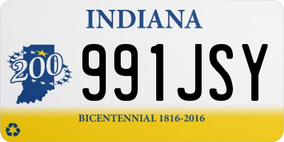 IN license plate 991JSY