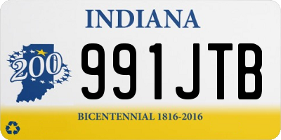 IN license plate 991JTB