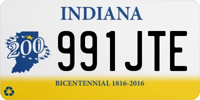 IN license plate 991JTE