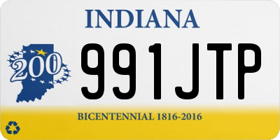 IN license plate 991JTP