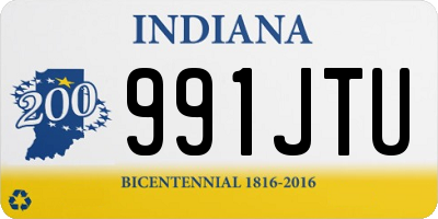 IN license plate 991JTU