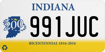 IN license plate 991JUC