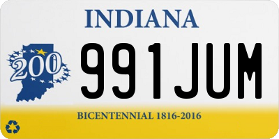 IN license plate 991JUM