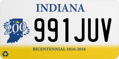 IN license plate 991JUV