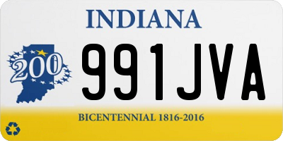 IN license plate 991JVA