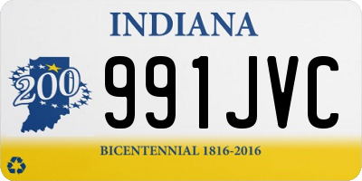 IN license plate 991JVC