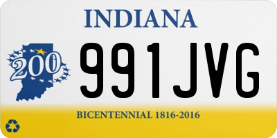 IN license plate 991JVG