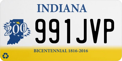 IN license plate 991JVP