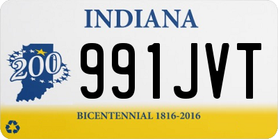 IN license plate 991JVT