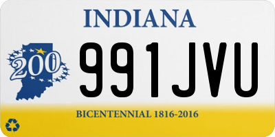 IN license plate 991JVU