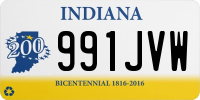 IN license plate 991JVW