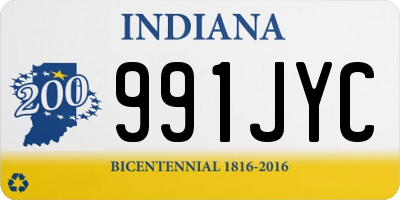 IN license plate 991JYC