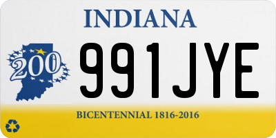 IN license plate 991JYE