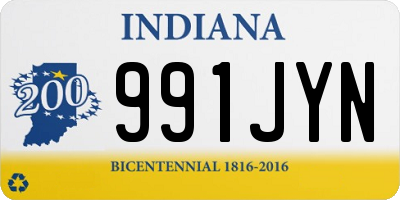 IN license plate 991JYN