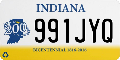 IN license plate 991JYQ