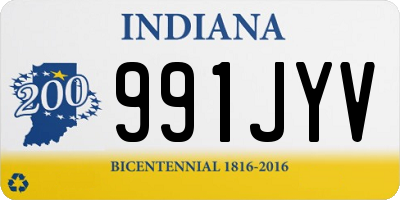 IN license plate 991JYV