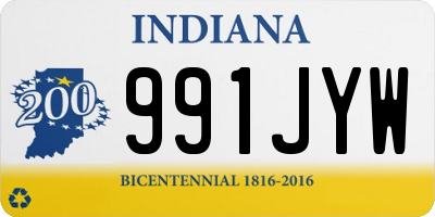 IN license plate 991JYW