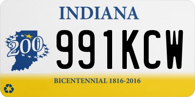 IN license plate 991KCW