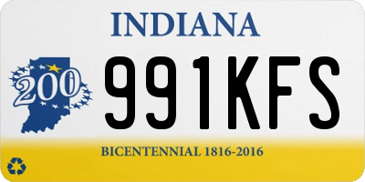 IN license plate 991KFS