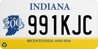 IN license plate 991KJC