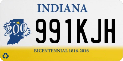 IN license plate 991KJH