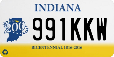 IN license plate 991KKW
