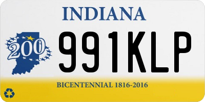 IN license plate 991KLP