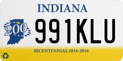 IN license plate 991KLU