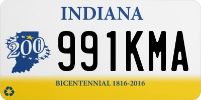 IN license plate 991KMA